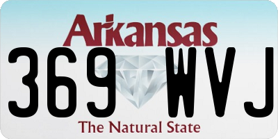 AR license plate 369WVJ