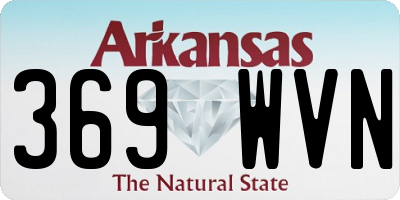 AR license plate 369WVN