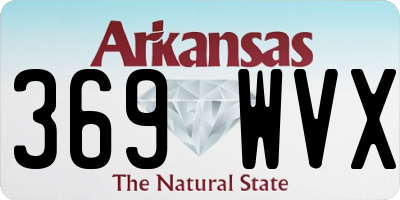 AR license plate 369WVX