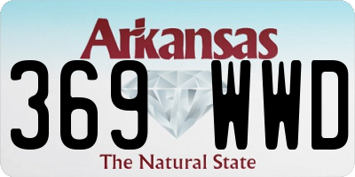 AR license plate 369WWD