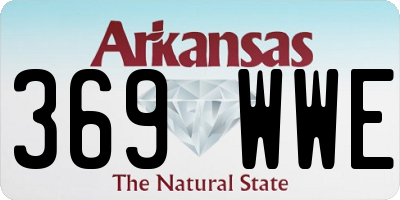 AR license plate 369WWE