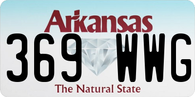 AR license plate 369WWG