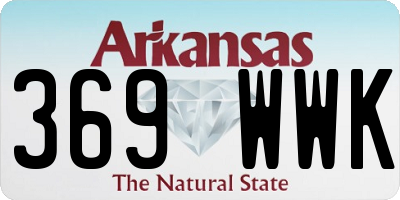 AR license plate 369WWK