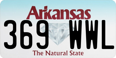 AR license plate 369WWL