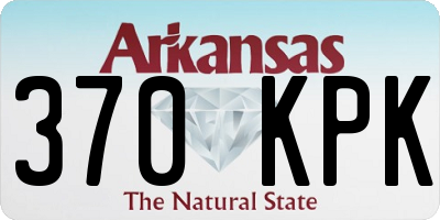 AR license plate 370KPK