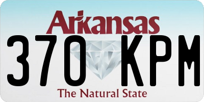 AR license plate 370KPM