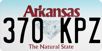 AR license plate 370KPZ