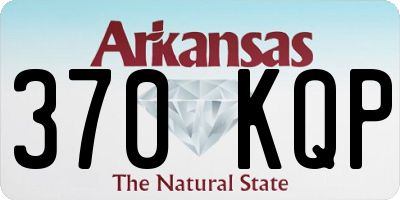 AR license plate 370KQP