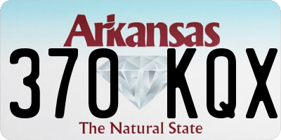 AR license plate 370KQX