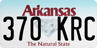 AR license plate 370KRC