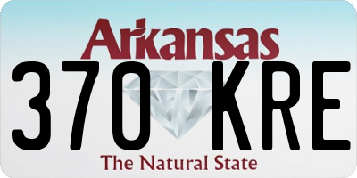 AR license plate 370KRE