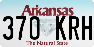 AR license plate 370KRH