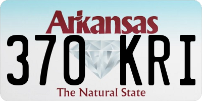 AR license plate 370KRI