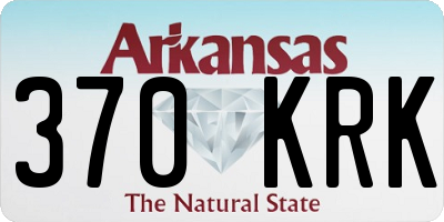 AR license plate 370KRK