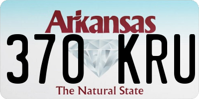 AR license plate 370KRU