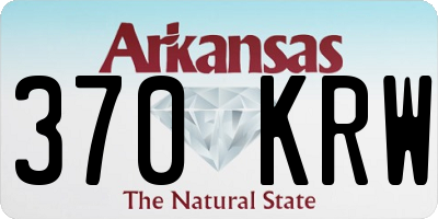 AR license plate 370KRW