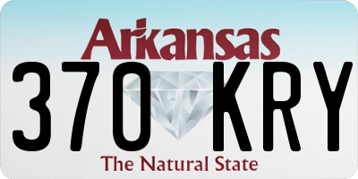 AR license plate 370KRY