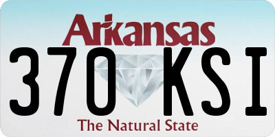AR license plate 370KSI