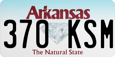 AR license plate 370KSM