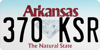 AR license plate 370KSR