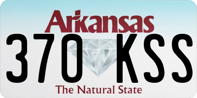AR license plate 370KSS