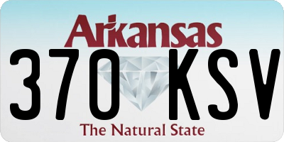AR license plate 370KSV