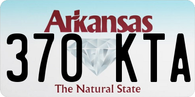 AR license plate 370KTA