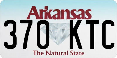 AR license plate 370KTC