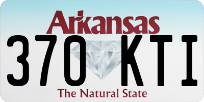 AR license plate 370KTI