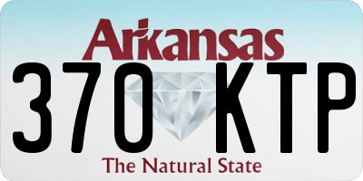 AR license plate 370KTP