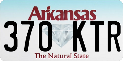 AR license plate 370KTR