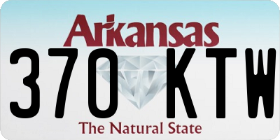 AR license plate 370KTW