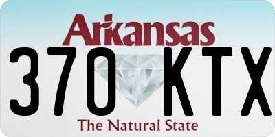 AR license plate 370KTX