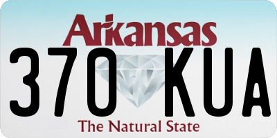 AR license plate 370KUA