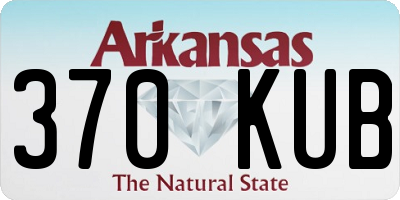AR license plate 370KUB