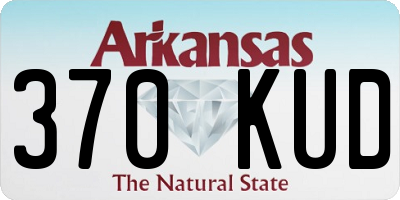 AR license plate 370KUD