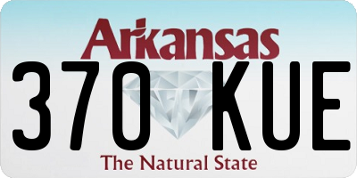 AR license plate 370KUE