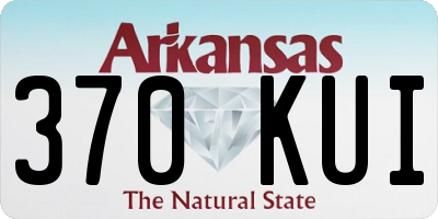AR license plate 370KUI