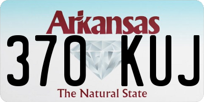 AR license plate 370KUJ