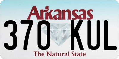 AR license plate 370KUL