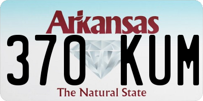 AR license plate 370KUM