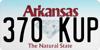 AR license plate 370KUP