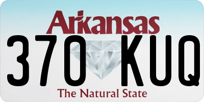 AR license plate 370KUQ