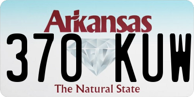 AR license plate 370KUW