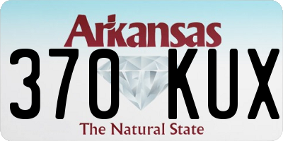 AR license plate 370KUX