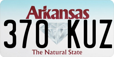 AR license plate 370KUZ