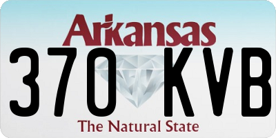 AR license plate 370KVB