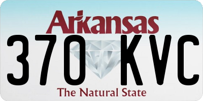 AR license plate 370KVC