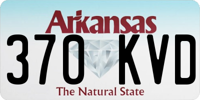 AR license plate 370KVD