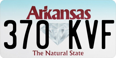 AR license plate 370KVF